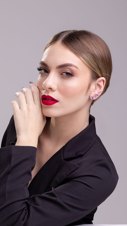 Brinco Ear Cuff com Zircônia