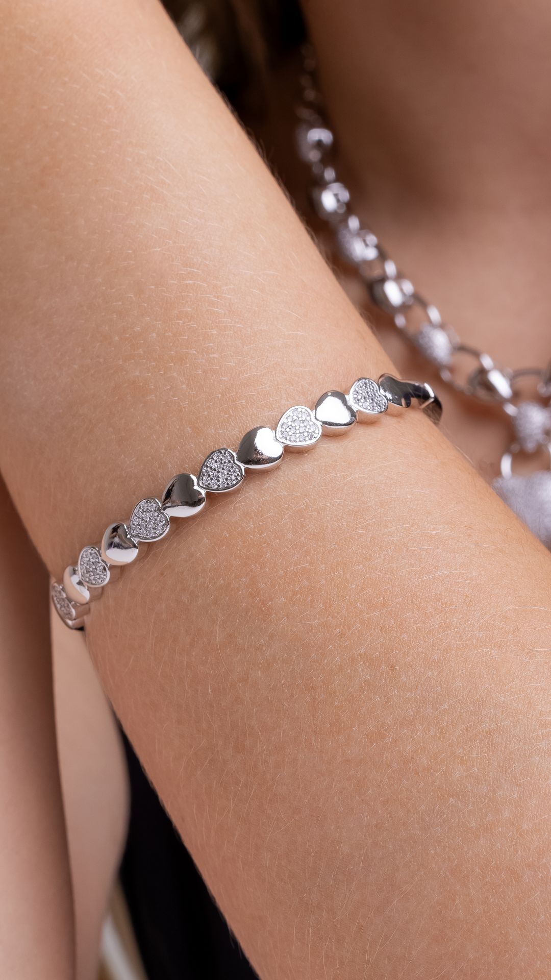 Bracelete de Corações