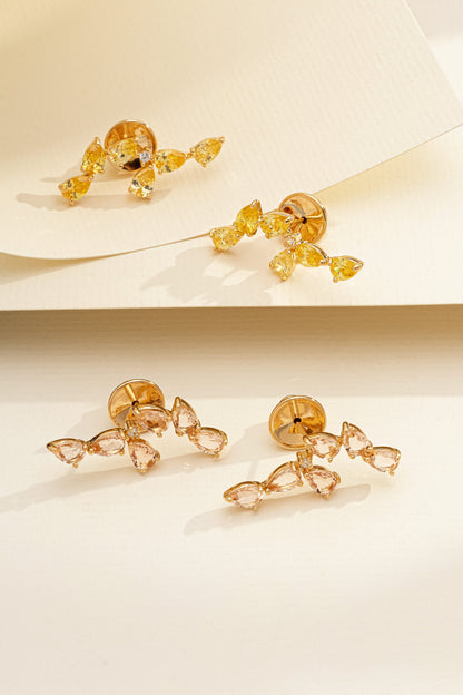 Brinco Ear Cuff com Zircônia